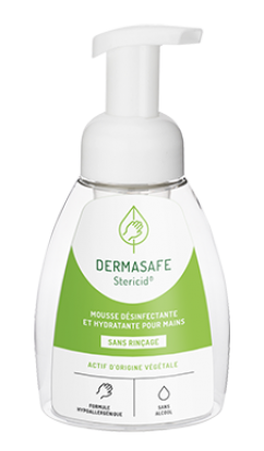 Mousse désinfectante mains sans alcool DERMASAFE
